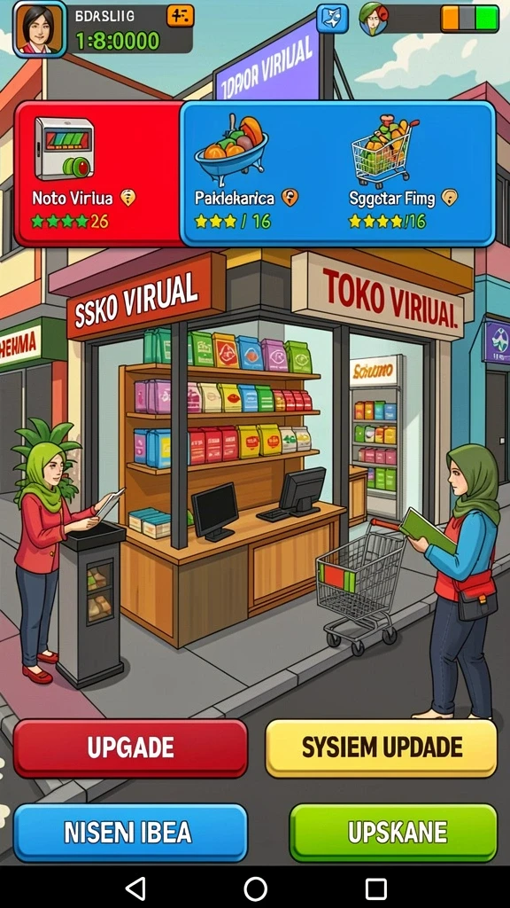 68idn - Tampilan antarmuka pengguna yang menarik dan intuitif.